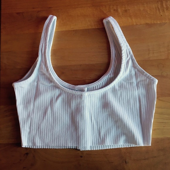 'Reina' Button Up Crop Tank Top - Picture 6 of 6